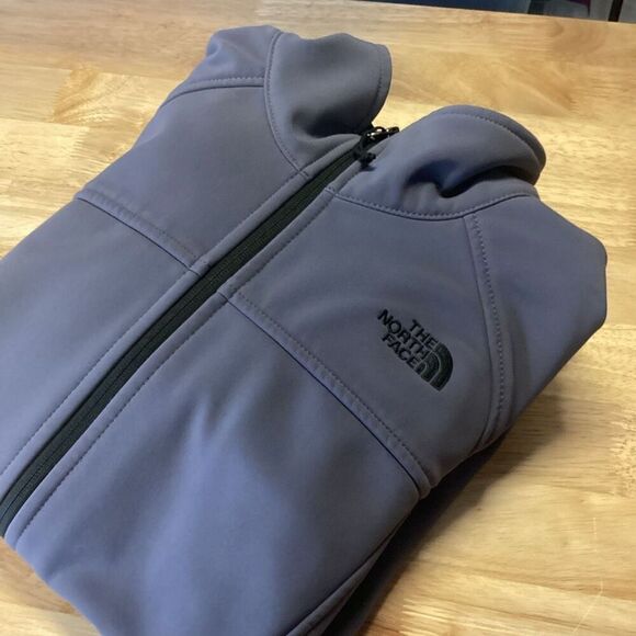 EUC Ladies‎ The North Face Full Zip Softshell Jacket- Small- Gray - Picture 1 of 7